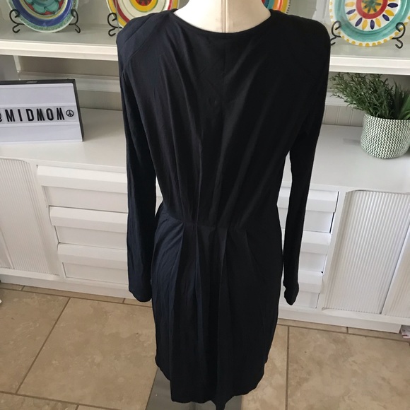 Three Dots soft black dress medium - Picture 3 of 7